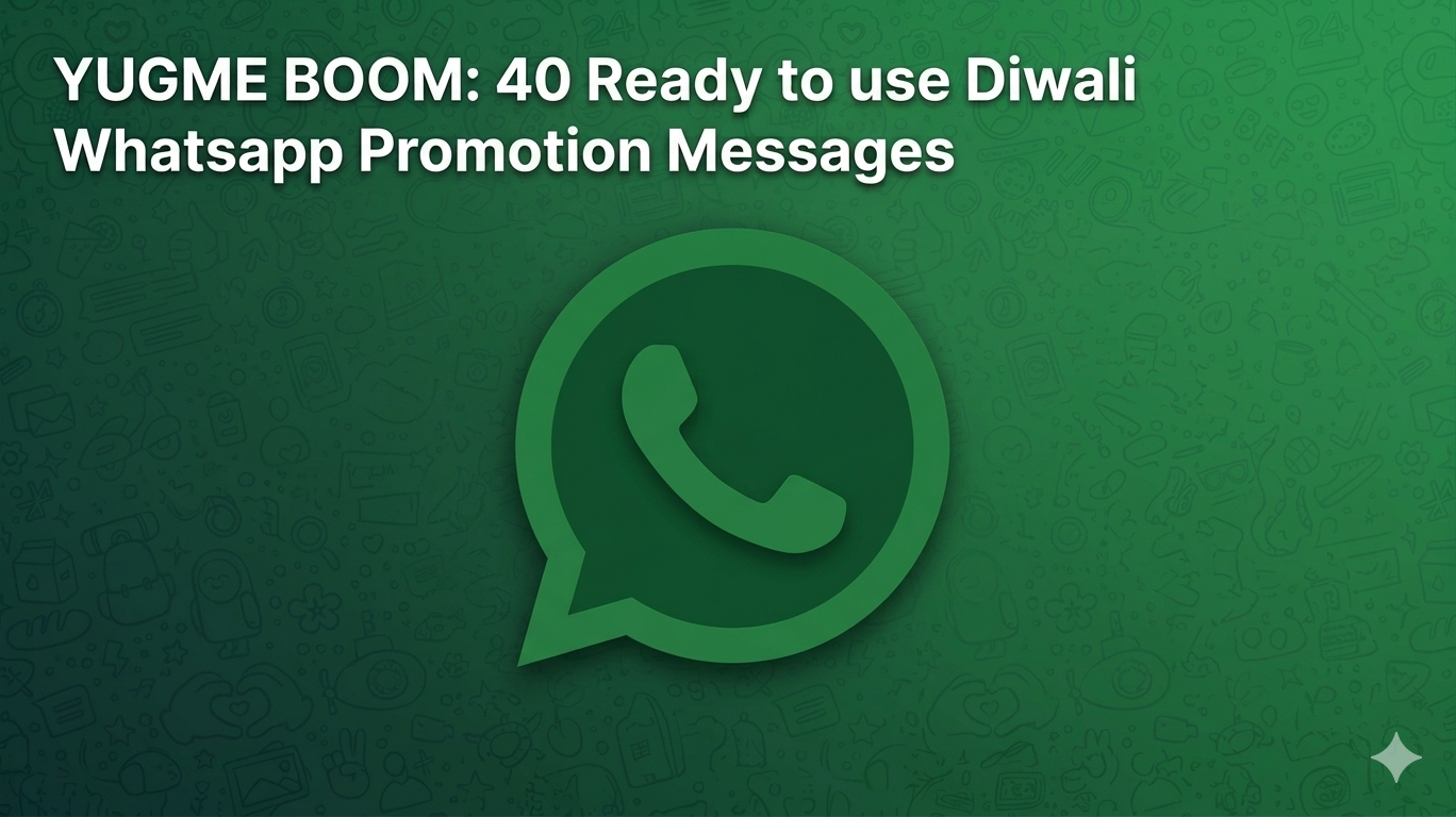 40 Ready to use Diwali Whatsapp Promotion Messages