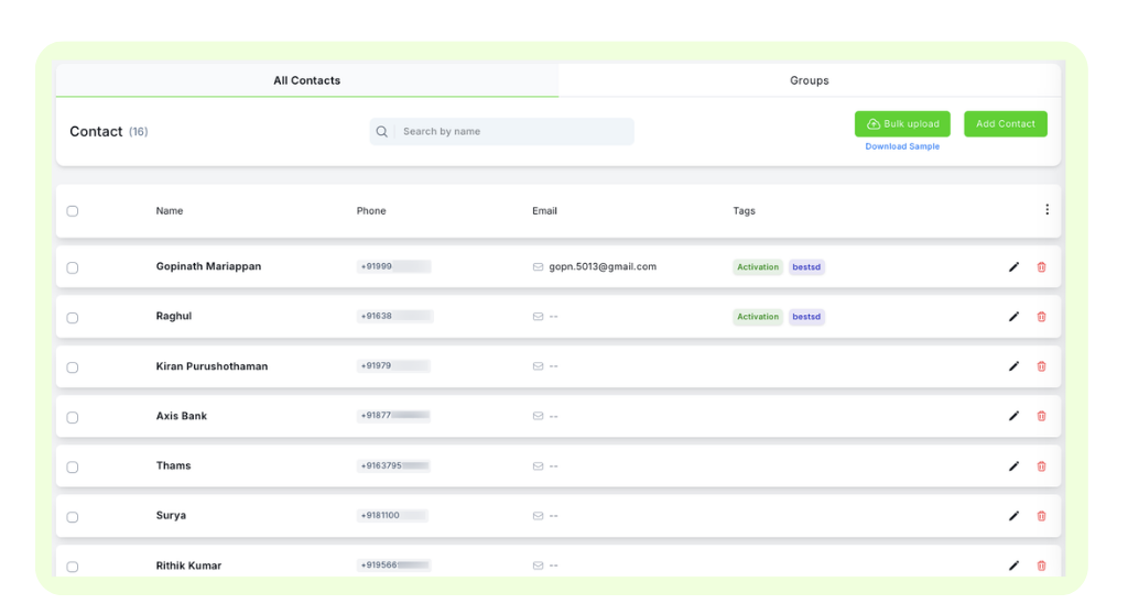 Contact Management