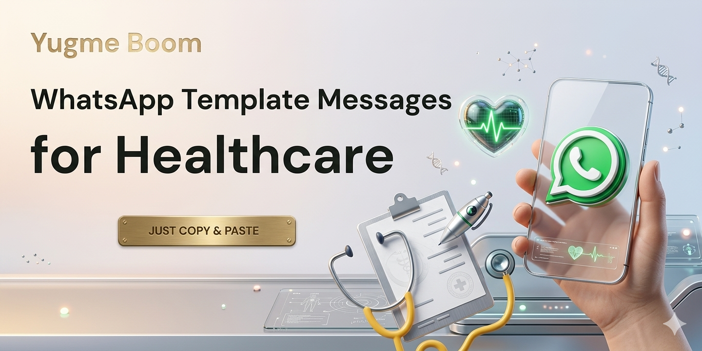 Top 20 WhatsApp Template Messages for Healthcare Industry